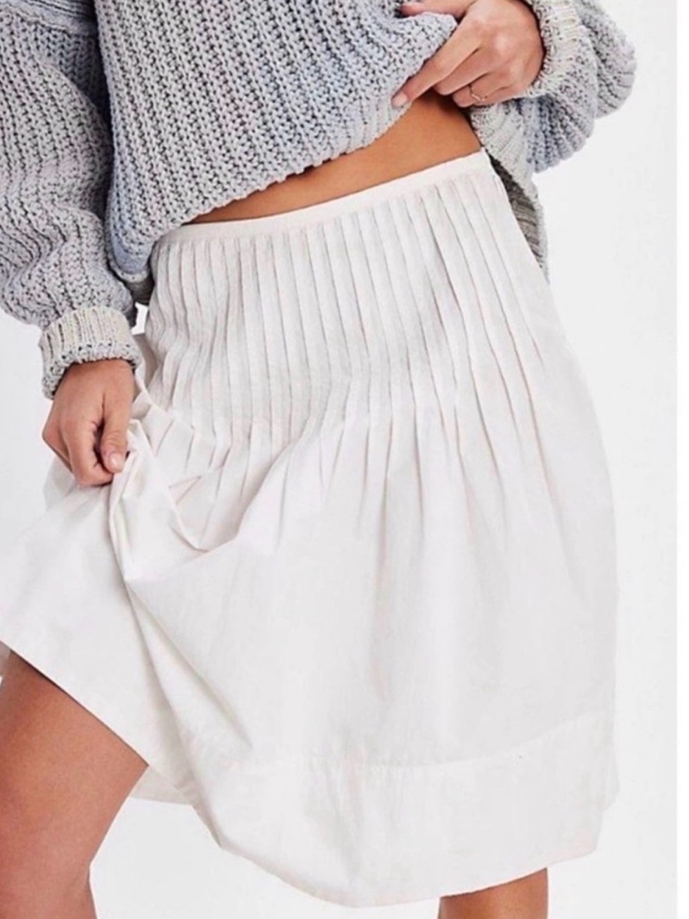 NWT We The Free Peyton Pintuck Skirt